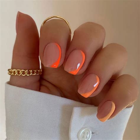 orange summer nails 2023|nail designs for summer 2023.